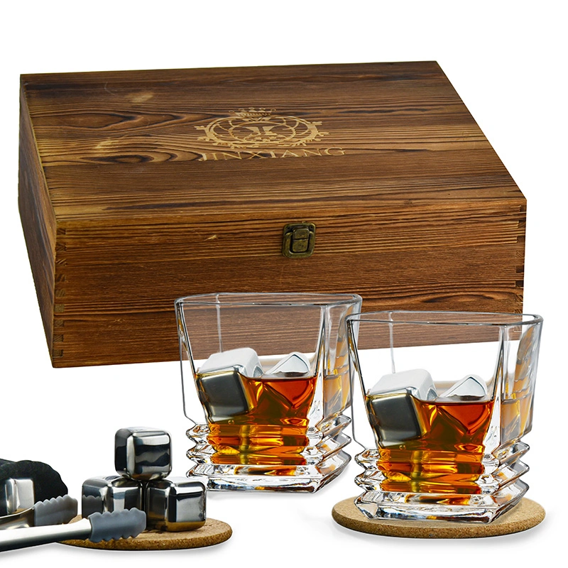 Hot Sell OEM Customized Luxury Whiskey Stones and Whiskey Decanter Gift Set