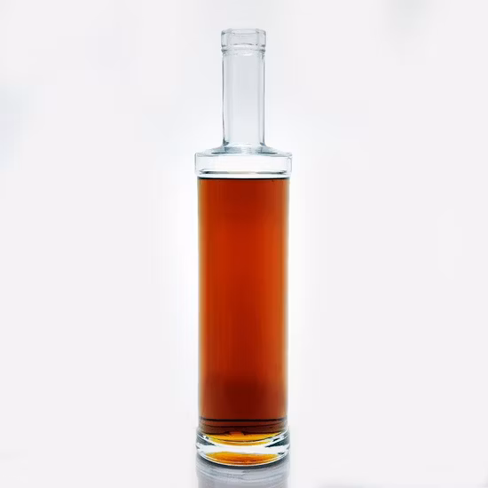 Bottiglia di vino whisky vodka brandy all'ingrosso 750ml vetro di lusso 500ml con tappo in sughero